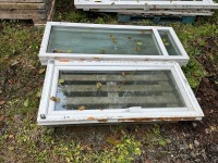 3No. ASSORTED PVC WINDOWS - 2