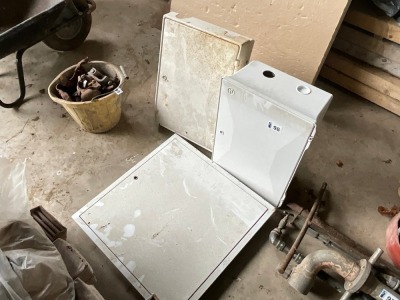 2No. ELECTRICAL METRE BOXES & 1No. 650mm x 650mm ACCESS PANEL