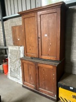 2 DOOR PINE DRESSER - 2