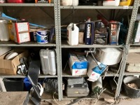 3No. BAYS OF METAL SHELVING & CONTENTS - 6