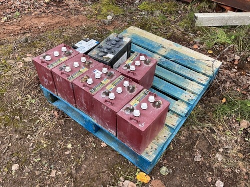 8No. ASSORTED BATTERIES