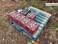8No. ASSORTED BATTERIES
