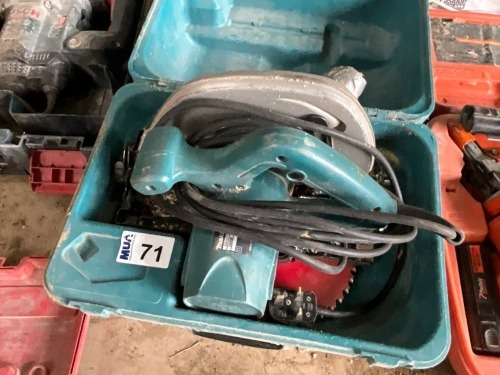 MAKITA 570R 240v CIRCULAR SAW & CASE