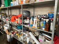 5No. BAYS OF METAL SHELVING & CONTENTS - 5