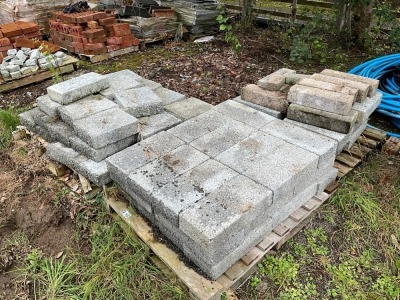 APPROX. 70No ASSORTED  9" BLOCKS & FOOTING BLOCKS
