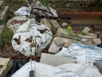 APPROX. 10No. PALLETS OF ASSORTED PAVING, KERBS, ROOF TILES ETC - 6