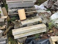APPROX. 10No. PALLETS OF ASSORTED PAVING, KERBS, ROOF TILES ETC - 10