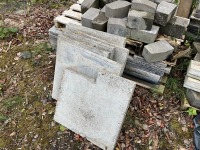 APPROX. 10No. PALLETS OF ASSORTED PAVING, KERBS, ROOF TILES ETC - 14