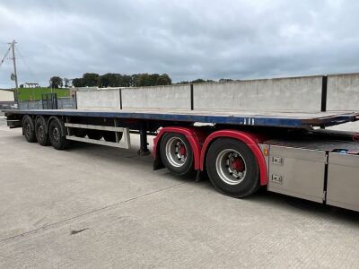 MONTRACON 45ft TRI AXLE FLATBED TRAILER ON AIR