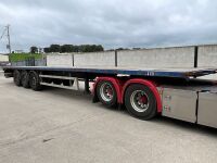 MONTRACON 45ft TRI AXLE FLATBED TRAILER ON AIR