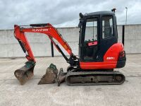 KUBOTA KX61-3 2.6 TON MINI DIGGER - 2