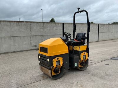 MECALAC TV800 DOUBLE DRUM RIDE ON VIBRATING ROLLER
