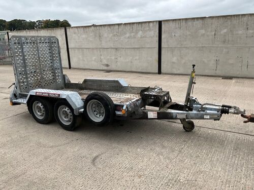 BRIAN JAMES APPROX. 8ft x 4ft 2700KGS TWIN AXLE PLANT TRAILER
