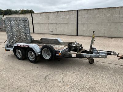 APPROX. 8ft x 4ft BRIAN JAMES 2700KGS TWIN AXLE PLANT TRAILER