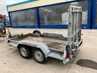 BRIAN JAMES APPROX. 8ft x 4ft 2700KGS TWIN AXLE PLANT TRAILER - 8