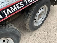BRIAN JAMES APPROX. 8ft x 4ft 2700KGS TWIN AXLE PLANT TRAILER - 11