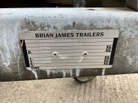 BRIAN JAMES APPROX. 8ft x 4ft 2700KGS TWIN AXLE PLANT TRAILER - 15