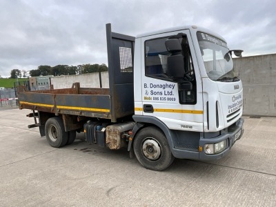 IVECO 75E16 7.5 TON DROPSIDE TIPPER LORRY 