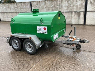 CASHEL ENGINEERING 1000 LITRE TWIN AXLE FAST TOW FUEL BOWSER