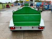 CASHEL ENGINEERING 1000 LITRE TWIN AXLE FAST TOW FUEL BOWSER - 8