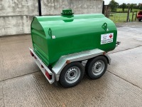 CASHEL ENGINEERING 1000 LITRE TWIN AXLE FAST TOW FUEL BOWSER - 9
