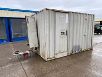 BOSS APPROX. 12FT X 7FT6" SINGLE AXLE TOWABLE WELFARE UNIT - 4