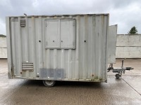 BOSS APPROX. 12FT X 7FT6" SINGLE AXLE TOWABLE WELFARE UNIT - 9