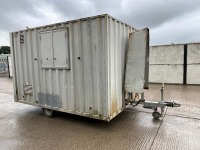 BOSS APPROX. 12FT X 7FT6" SINGLE AXLE TOWABLE WELFARE UNIT - 10