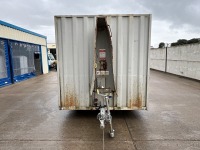 BOSS APPROX. 12FT X 7FT6" SINGLE AXLE TOWABLE WELFARE UNIT - 11