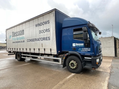 IVECO EEV 180E25 4x2 18 TON AUTOMATIC CURTAINSIDER 
