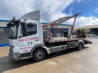 MERCEDES 816 7.5 TON 2 CAR BEAVERTAIL RECOVERY TRUCK - 6