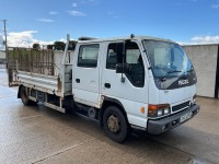 ISUZU NQR70 7.5 TON CREW CAB BEAVERTAIL LORRY 