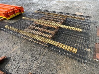 4No. UNUSED FENCING PANELS (BLACK)