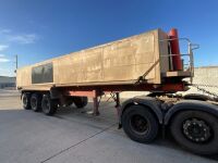 MONTRACON 39 TON TRI AXLE INSULATED ALUMINIUM TIPPING TRAILER