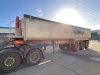 MONTRACON 39 TON TRI AXLE INSULATED ALUMINIUM TIPPING TRAILER - 2