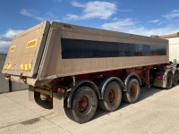 DENNISON 38 TON TRI AXLE INSULATED SLIDING BOGIE TIPPING TRAILER - 17