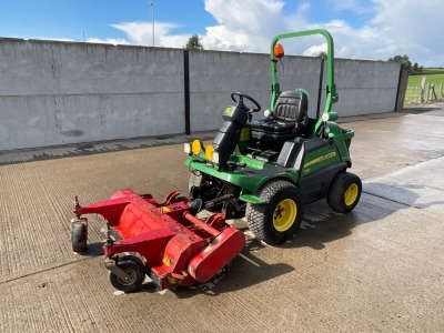 JOHN DEERE 1580 4WD TERRAIN CUT DIESEL RIDE ON FLAIL LAWNMOWER