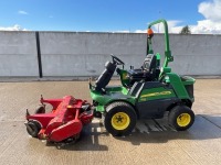 JOHN DEERE 1580 4WD TERRAIN CUT DIESEL RIDE ON FLAIL LAWNMOWER - 2
