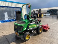 JOHN DEERE 1580 4WD TERRAIN CUT DIESEL RIDE ON FLAIL LAWNMOWER - 5