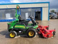 JOHN DEERE 1580 4WD TERRAIN CUT DIESEL RIDE ON FLAIL LAWNMOWER - 6
