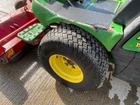 JOHN DEERE 1580 4WD TERRAIN CUT DIESEL RIDE ON FLAIL LAWNMOWER - 17