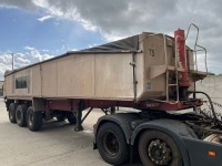 MONTRACON 37.5 TON TRI AXLE INSULATED TIPPING TRAILER