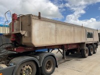 MONTRACON 37.5 TON TRI AXLE INSULATED TIPPING TRAILER - 3
