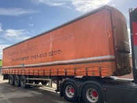 CRANE FRUEHAUF 45ft TRI AXLE CURTAINSIDER TRAILER ON AIR