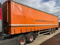 CRANE FRUEHAUF 45ft TRI AXLE CURTAINSIDER TRAILER ON AIR - 2