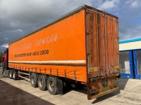 CRANE FRUEHAUF 45ft TRI AXLE CURTAINSIDER TRAILER ON AIR - 16