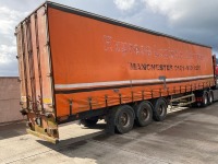CRANE FRUEHAUF 45ft TRI AXLE CURTAINSIDER TRAILER ON AIR - 18