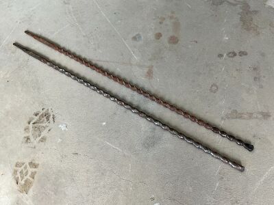 2No. 1000mm x 22mm MASONARY DRILL BITS