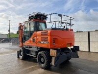 DOOSAN DX140W-3 14 TON RUBBER WHEELED EXCAVATOR  - 3