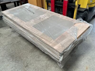 APPROX. 8No UNUSED 850mm X 2100mm ASSORTED WOODEN DOORS